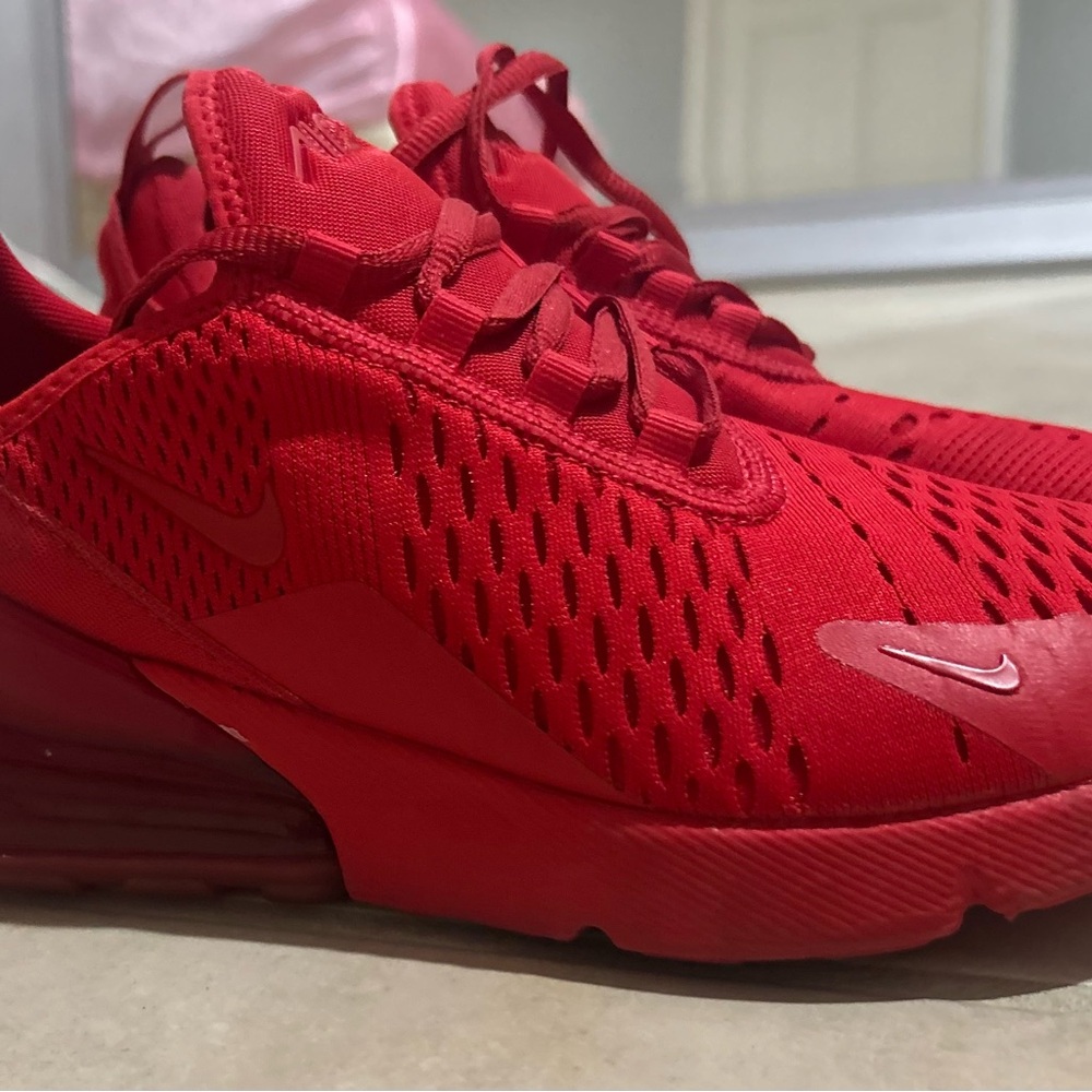 Nike 270s Red Athletic Sneakers